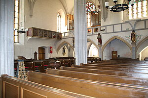 Pöggstall, Pfarrkirche hl. Anna, ehem. Schlosskirche, spätgotische Hallenkirche, um 1480 erbaut